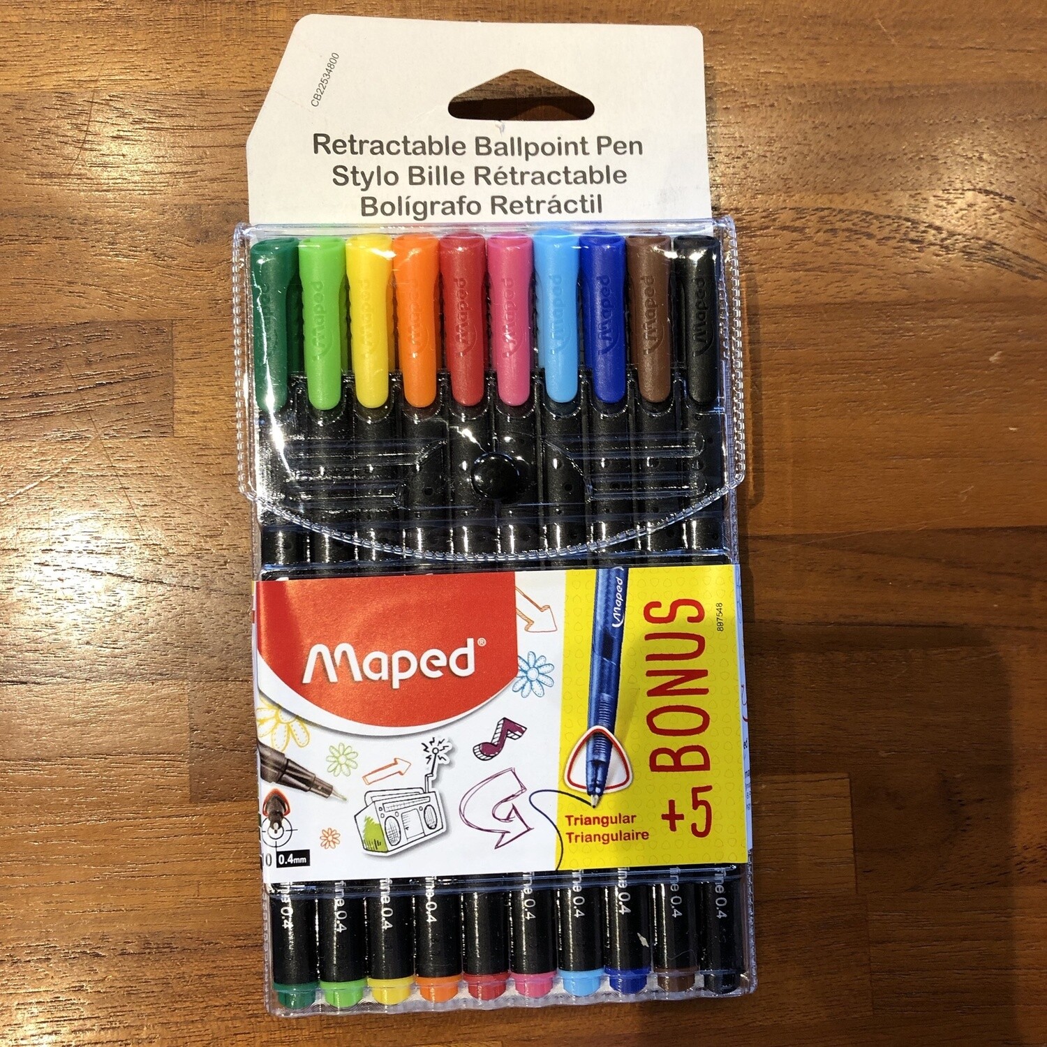Fineliner x10+ Ice Clic x5 Combo 1.0mm