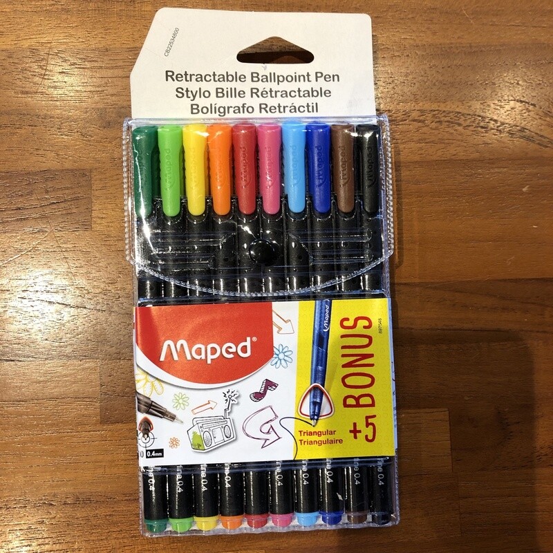 Fineliner x10+ Ice Clic x5 Combo 1.0mm