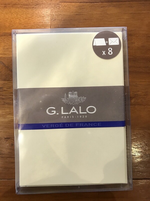 L52016 VERGÉ C6 8 CARDS 8 ENV IVORY