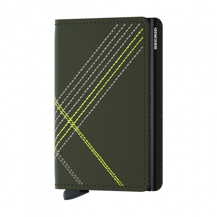 Slimwallet Stitch Linea Lime