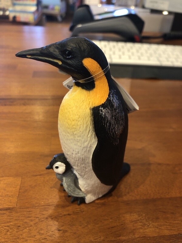 267129 Emperor Penguin With Baby