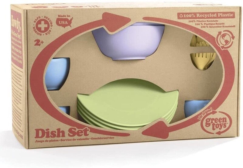 DSH01R Green Toys Dish Set - 24 piece set