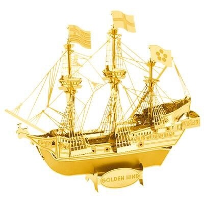 MMS049G M.Earth, Gold Golden Hind, 2 sheets