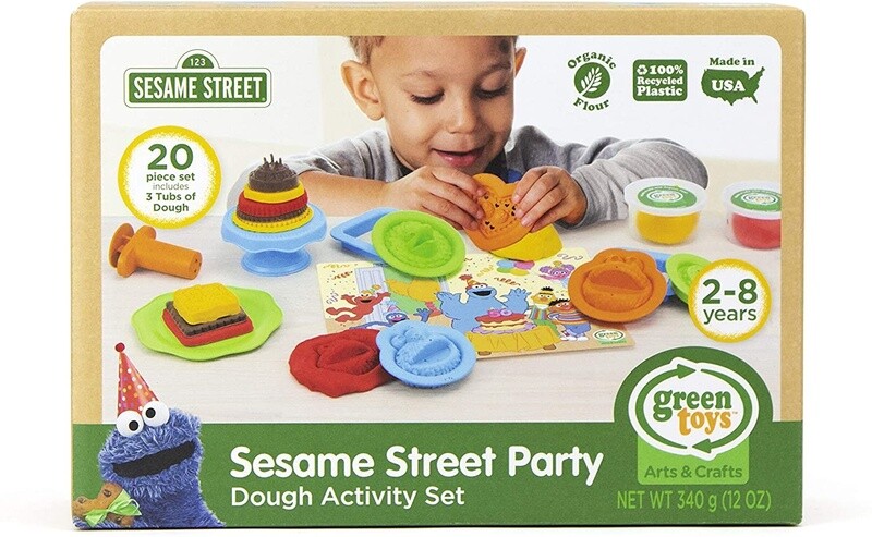 SSD50-1342 Green Toys Sesame Street 50th Anniversary Party Set