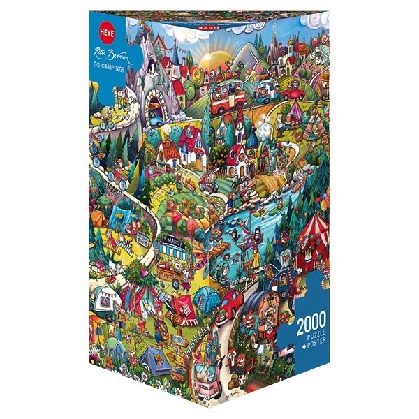 78-29930  2000pc, Berman, Go Camping