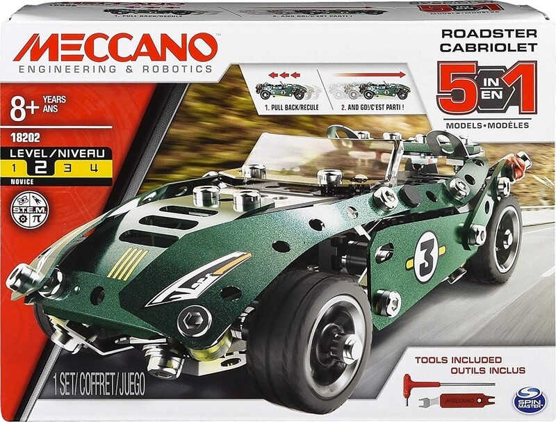 SPI 6040176 MECCANO - 5 MODEL SET PULL BACK CAR (5) ML