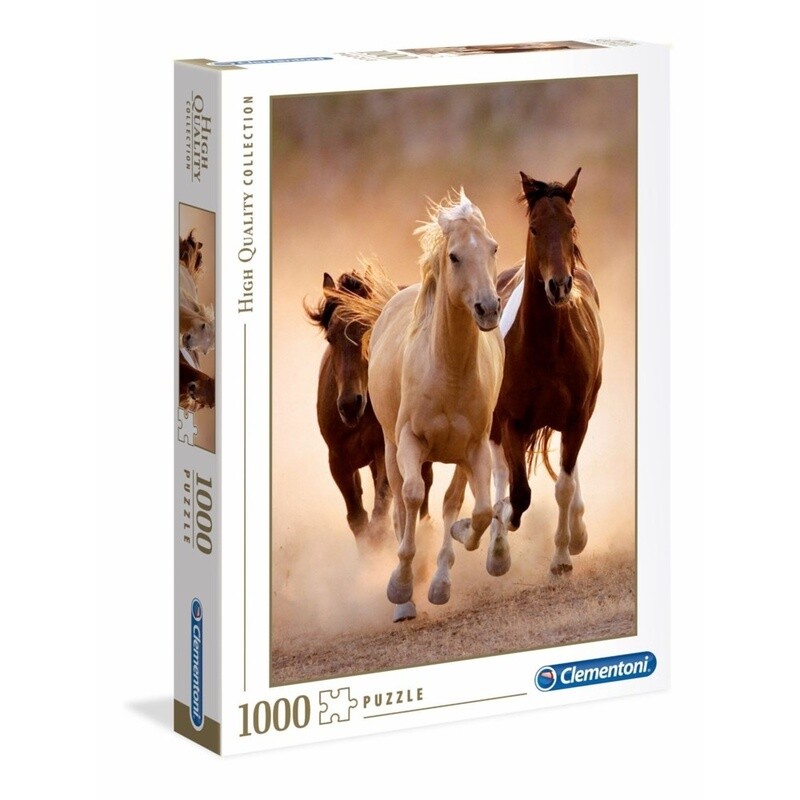 CLM39168 1000PC HQC - RUNNING HORSES (2) ML