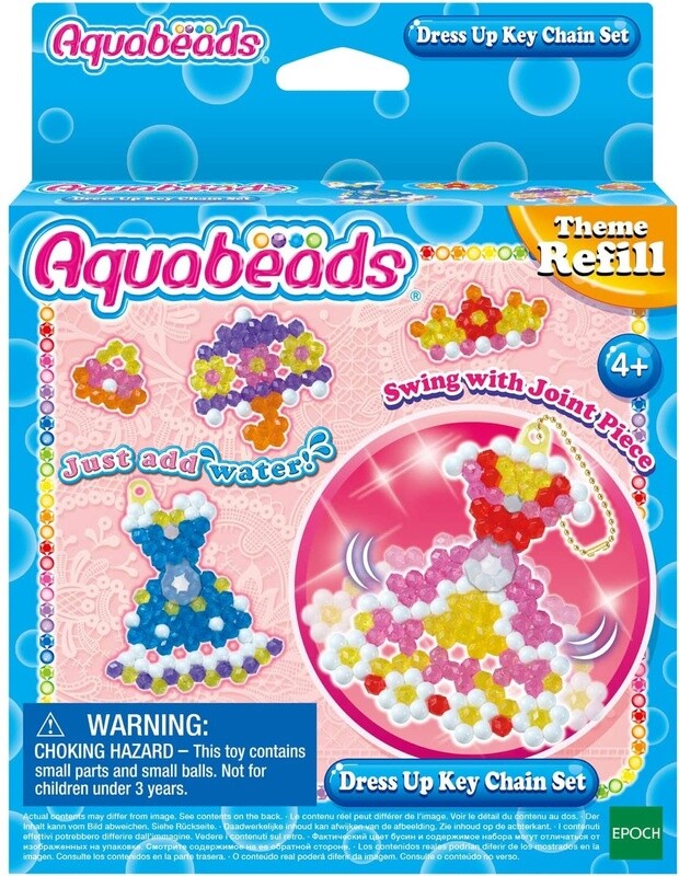 AB31444 BL DRESS UP KEY CHAIN SE AQUABEADS