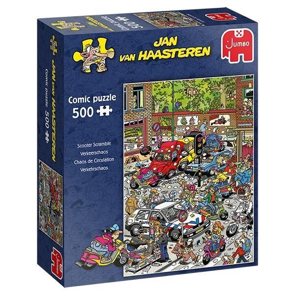 70-17465 500pc, Scooter Scramble, JvH
