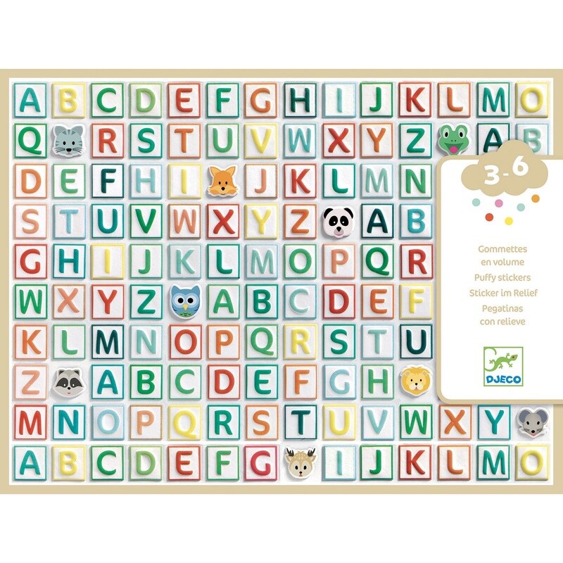 DJ09078 Alphabet stickers
