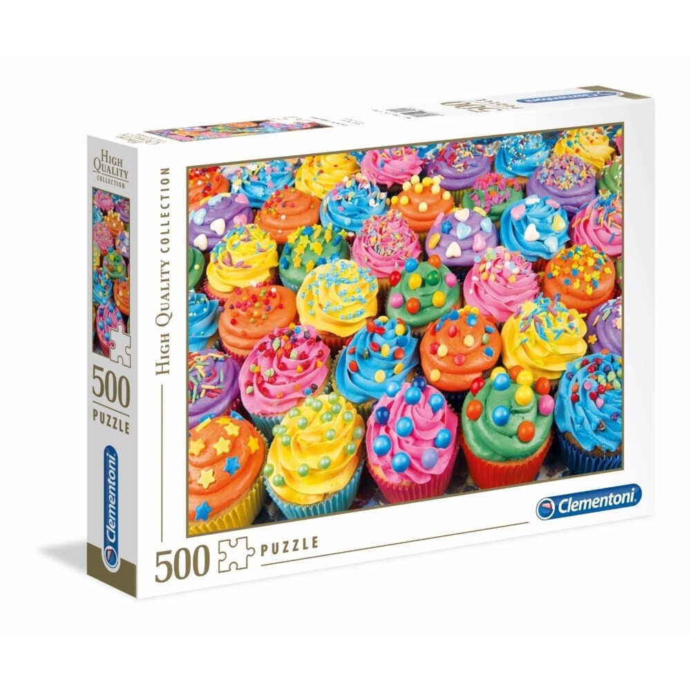 CLM35057 500PC HQC - COLORFUL CUPCAKES (2) ML