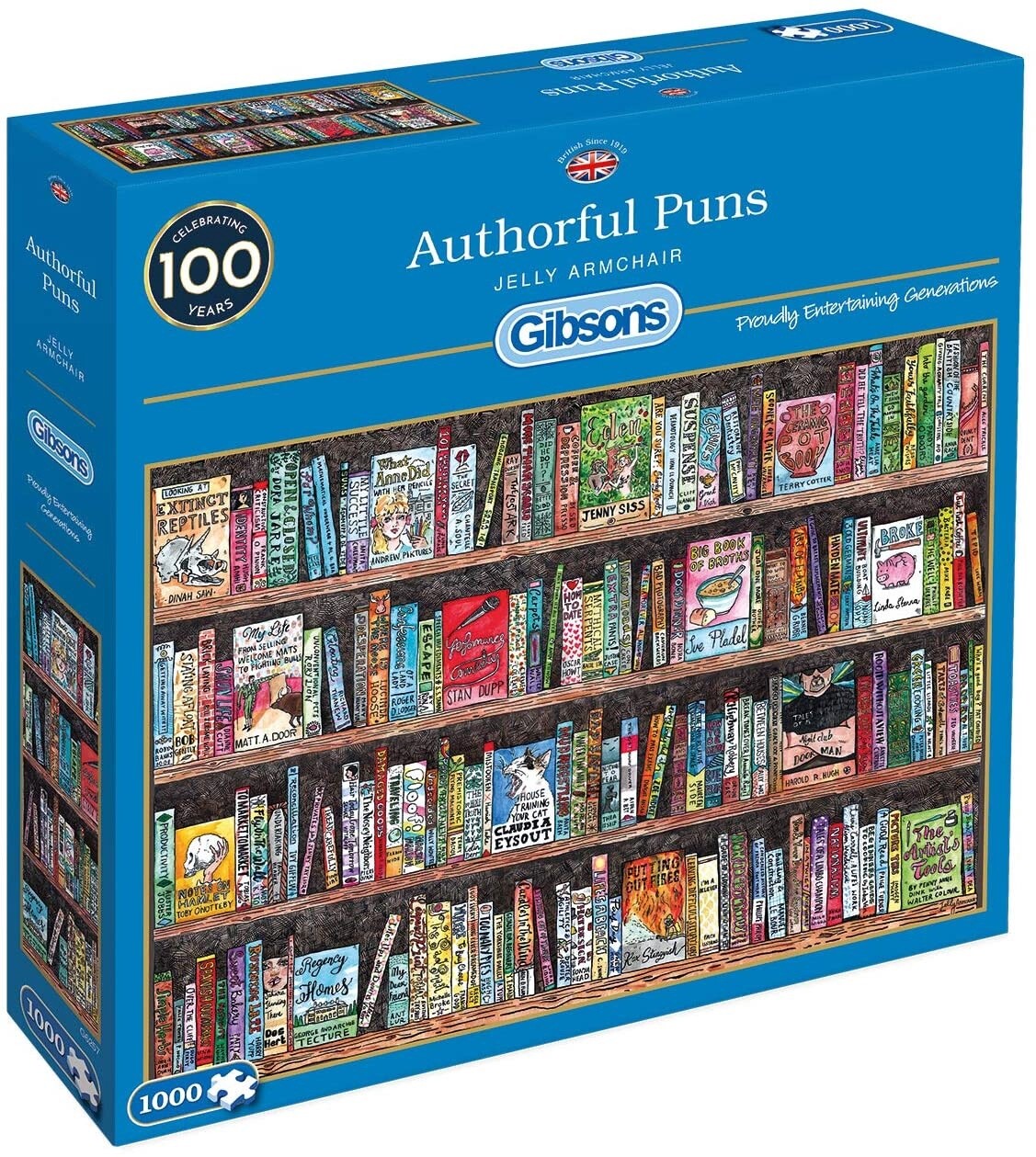 GIBG6257 Puzzle: 1000 Authorful Puns