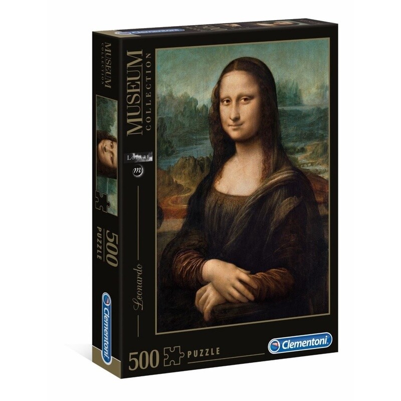 CLM30363 500PC MUSEUM - LEONARDO - MONA LISA (2)