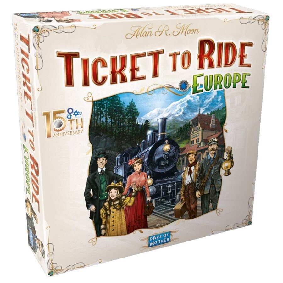 DW720033 TICKET TO RIDE - EUROPE – 15TH ANNIVERSARY EDITION ^ JUNE 25