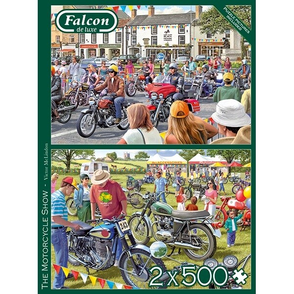 71-11312  2x500pc,The Motorcycle Show
