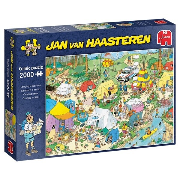 70-19087 2000pc, Camping in the Forest, JvH