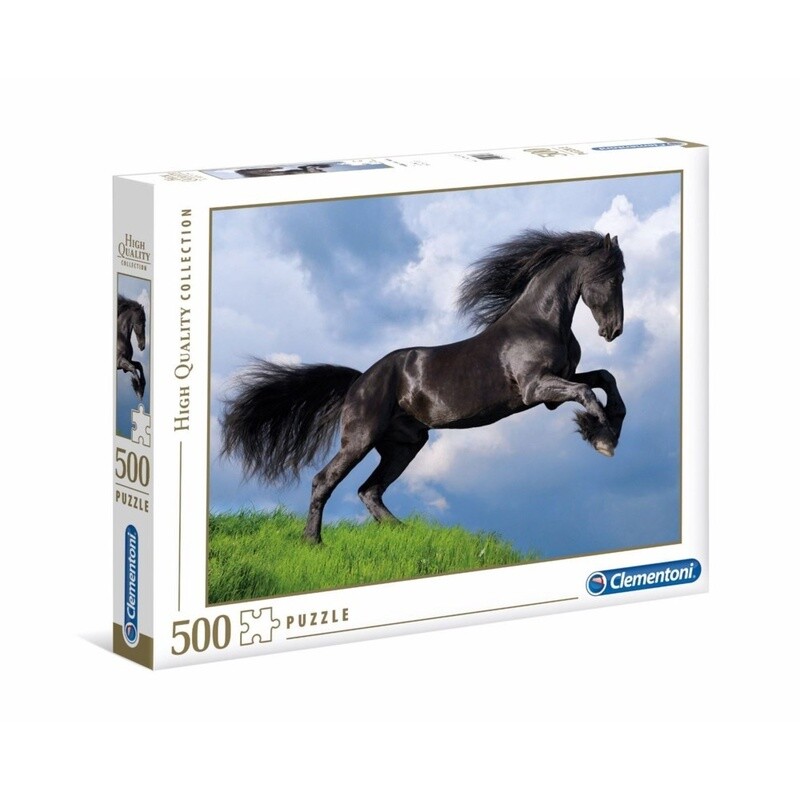 CLM35071 500PC HQC -FRESIAN BLACK HORSE (2) ML