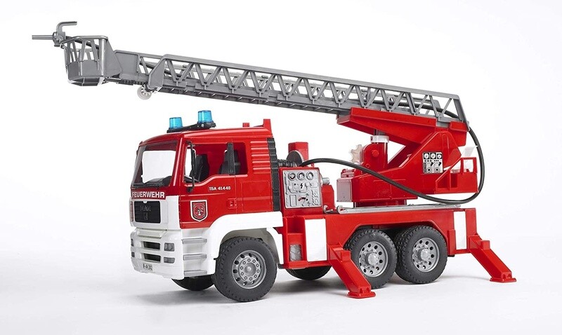 02771 MAN TGA Fire Engine with Ladder Water Pump and Light/Sound Module