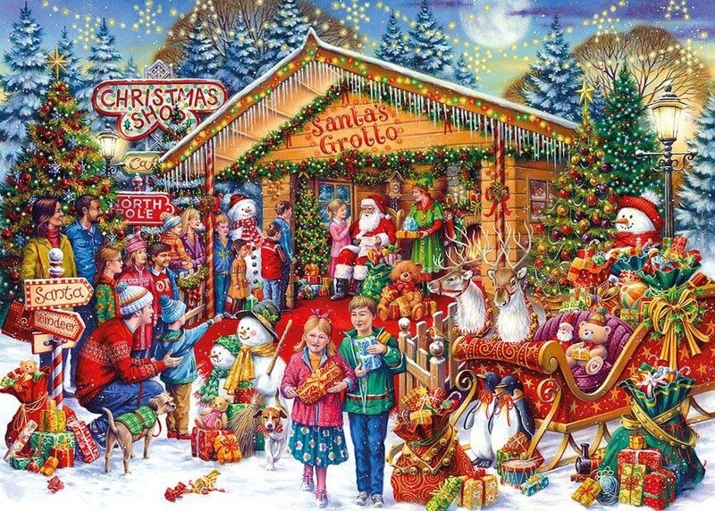 GIBG Puzzle: Christmas Limited Edition Puzzle: This Way to Santa
