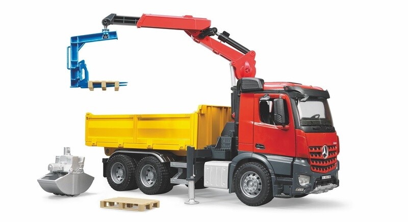 03651 MB Arocs Construction Truck with Crane and accessories