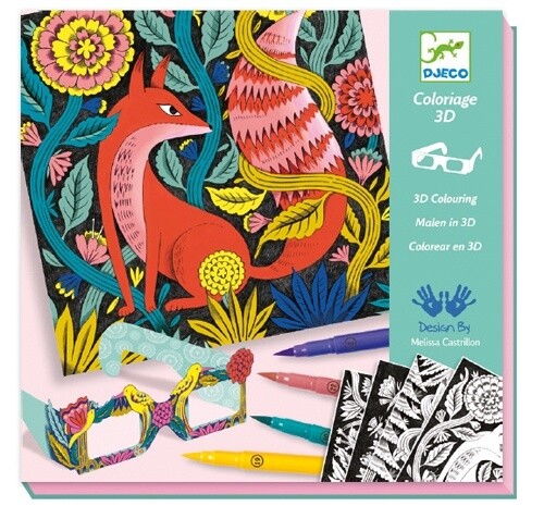 DJ08652 - Felt brushes / Fantasy forest 3D