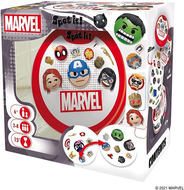 SP241FREN SPOT IT! / DOBBLE - MARVEL EMOJIS (BOX ML) ^ NOV 12 / 12 NOV