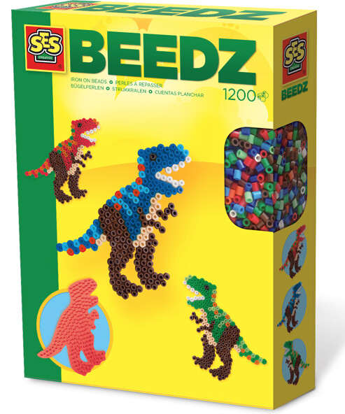 89-06117 SES, Iron-on beads T-Rex