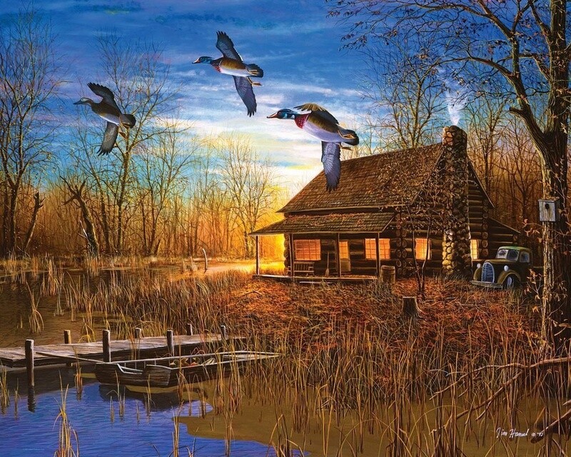 SP-3311018 1000PC PUZZLE-DUCK LODGE