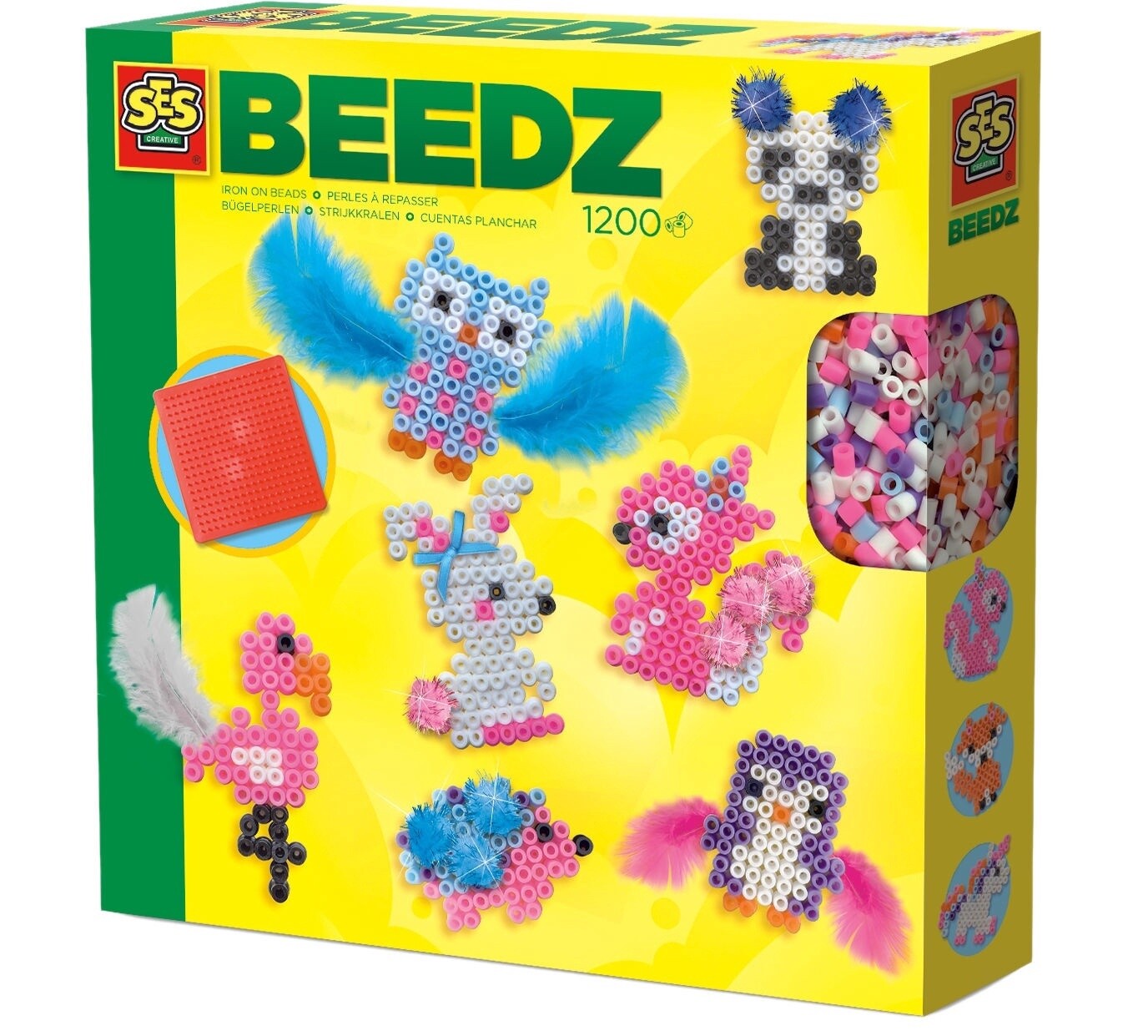 89-06256 Beedz - Iron on beads cute animals