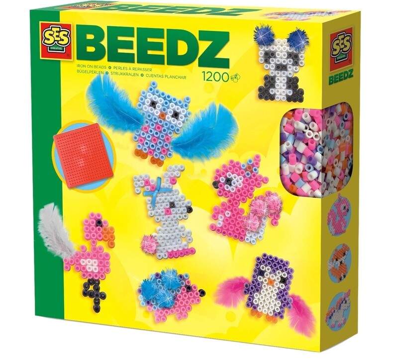89-06256 Beedz - Iron on beads cute animals