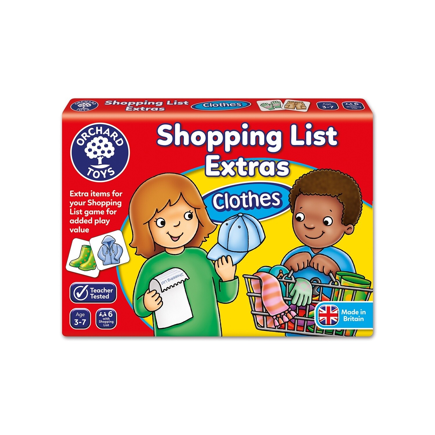 101167 SHOPPING LIST-EXTRAS: CLOTHES