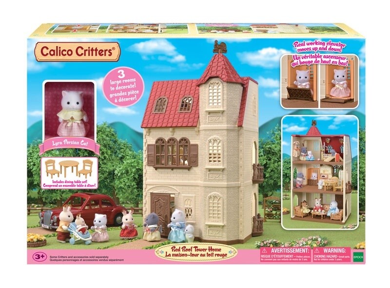 CF1842 BL RED ROOF TOWER HOME CALICO CRITTERS