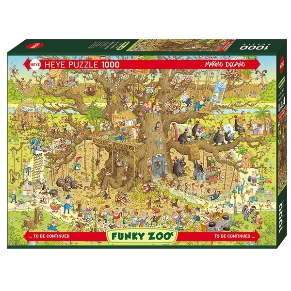 78-29833 1000pc Monkey Habitat Degano