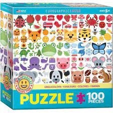 6100-5396 EMOJIColors Emojipuzzles 100pc