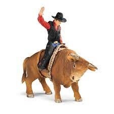 72120 Cowboy with bull