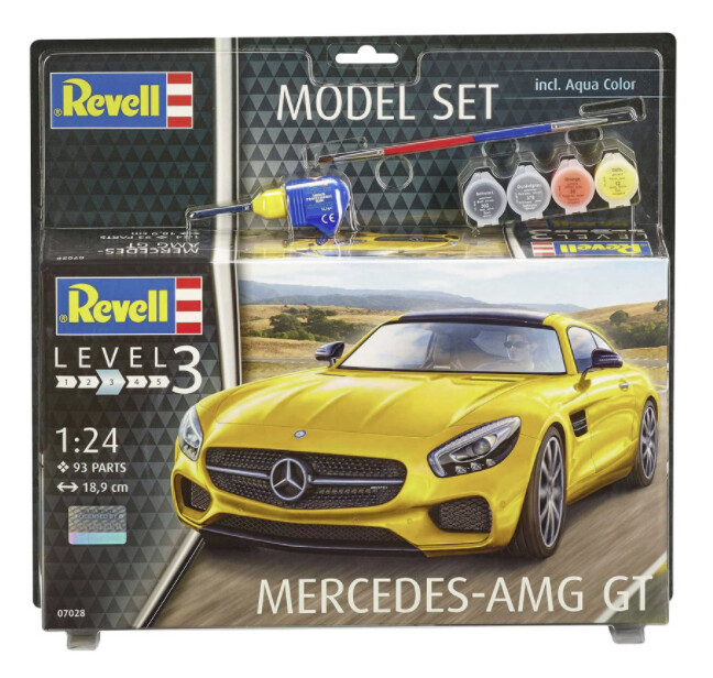 910-67028 1/24 Set - Mercedes AMG GT (12/ctn)