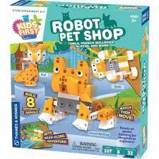 567015 KIDS FIRST ROBOT PET SHOP: OWLS, FRENCH BULLDOGS, SLOTHS, AND MORE!