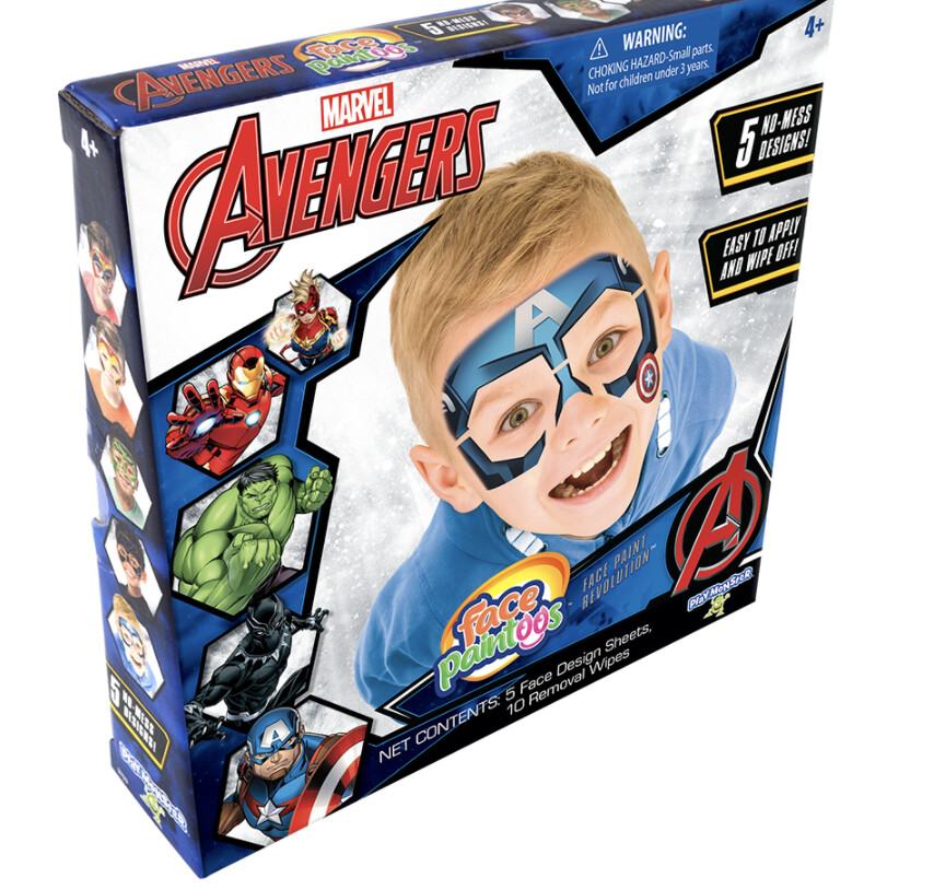 PAT-3703 Face Paintoos: Marvel Avengers
