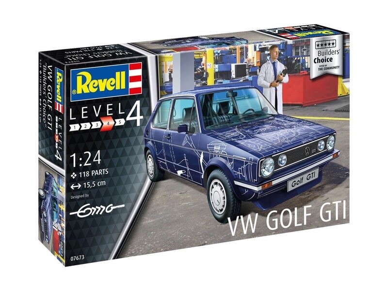 910-67673 1:24 Model Set VW Golf GTI &quot;&quot;Builde