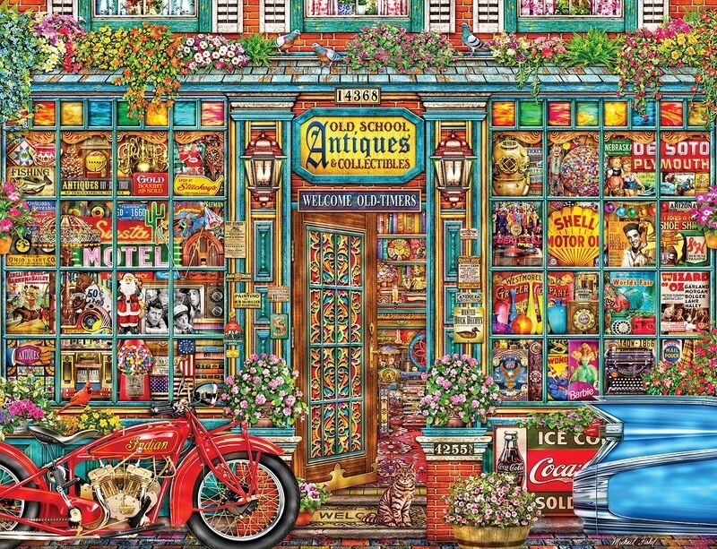 SP-3301624 NJ 500PC PUZZLE-OLD SCHOOL 	EACH