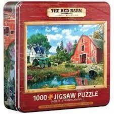 8051-5526 The Red Barn Tin