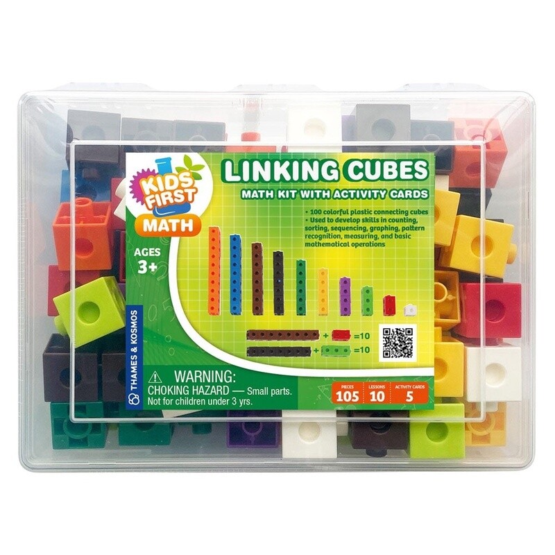 568001 LINKING CUBES MATH KIT WITH ACTIVITY CARDS