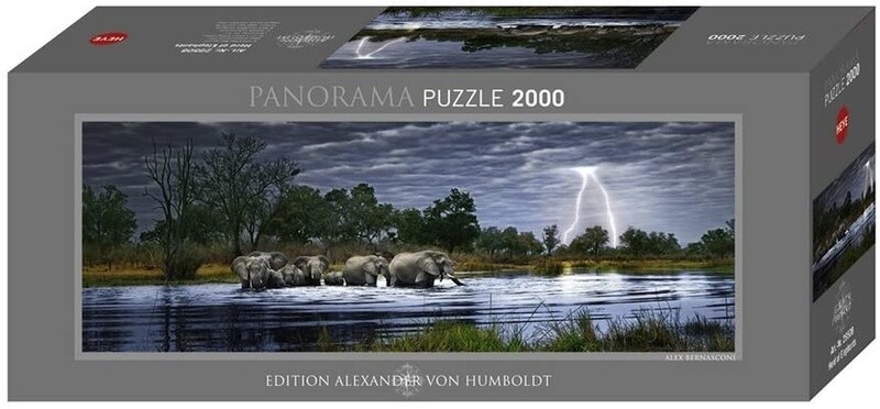 78-29508 2000pc, Herd Of Elephants, Edition AVH