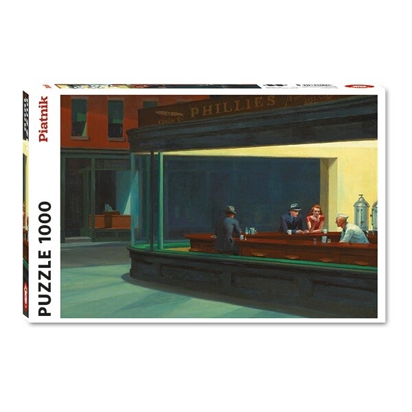 80-05384 1000pc, Hopper, Nighthawks