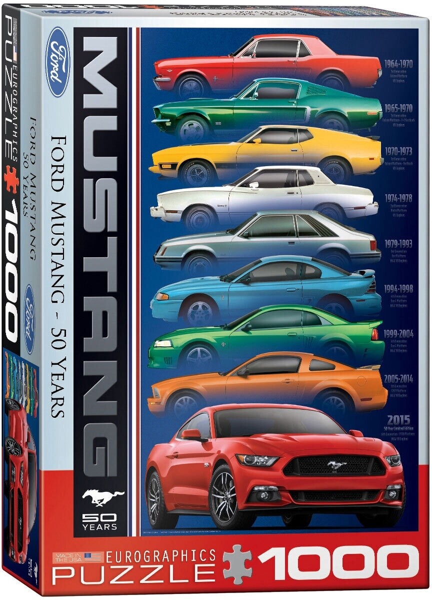 6000-0699 Ford Mustang 50 Years 1000pc