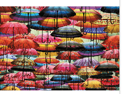 80-05487 1000pc, Colorful Umbrellas