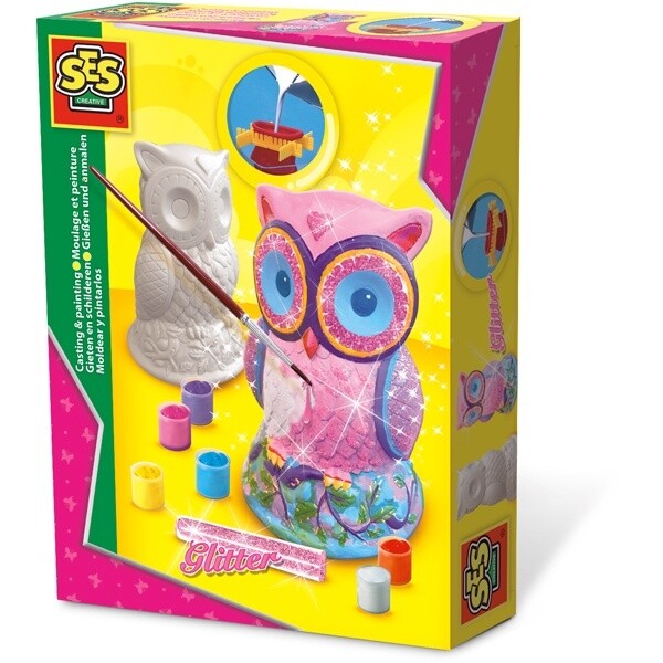 89-01285 SES, Casting + Painting - Owl
