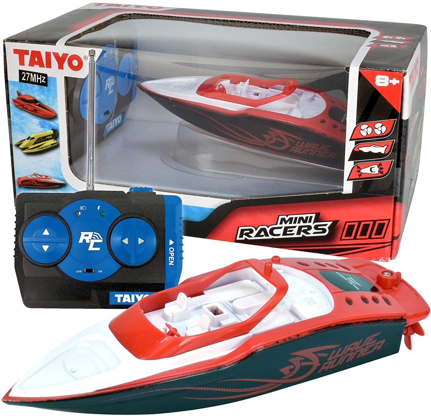 THT525 Mini RC Boat - 1:40 Scale
