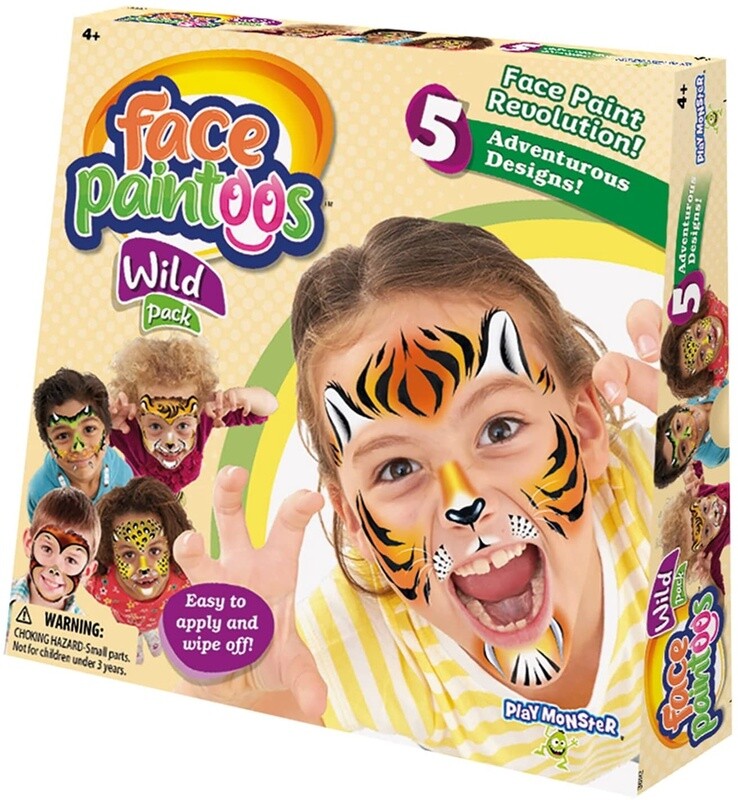 PAT-3692 Face Paintoos: Wild Pack