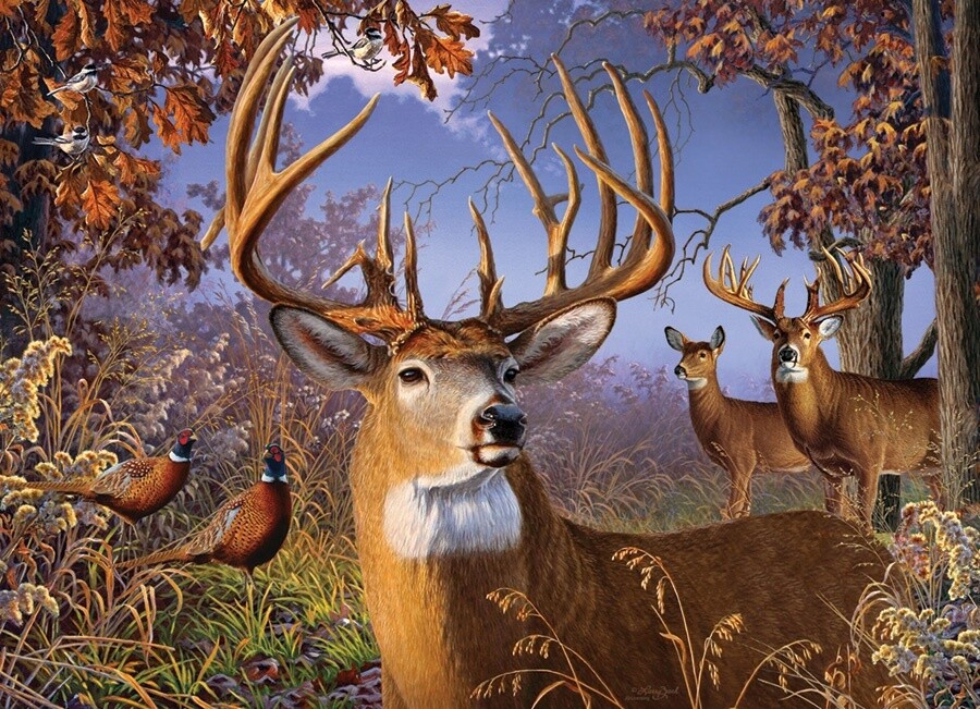 70055 Deer and Pheasant